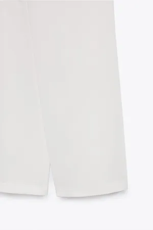 ZARA jumpsuit white romper kaftan thumbnail 9