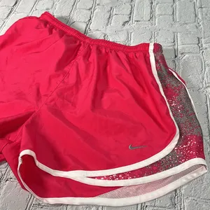Nike Dri Fit Pink Galaxy Athletic Shorts size Medium Pink Gray White thumbnail 16