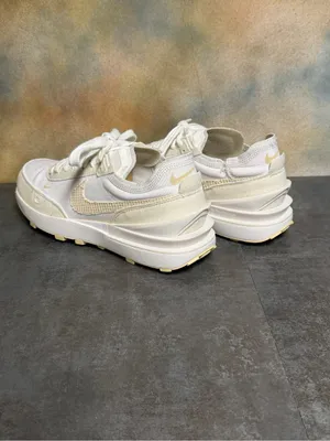 Nike Waffle One Essentials Women Sneakers DM7604-100 Summit White Fossil Sz 8.5 thumbnail 11