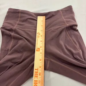 Athleta Mesh Inset High Rise Leggings Plum Mauve Womens Small thumbnail 6