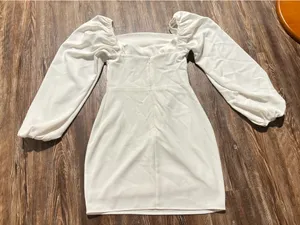 Princess Polly White Corset Mini Dress Long Sleeve thumbnail 2