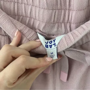 JoyLab Dusty Pink Wide Leg Sweatpants thumbnail 6