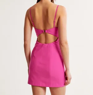 Abercrombie & Fitch Pink Corset Mini Dress thumbnail 2