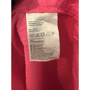 H&M NWT Hot Pink Flounce Trim Ruffle Strap Cotton Lightweight Midi Dress Size L thumbnail 6