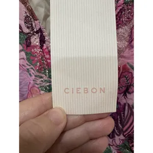 CIEBON Jennsen Ruched Flutter Sleeve Maxi Dress In Pink Size Small Floral thumbnail 6
