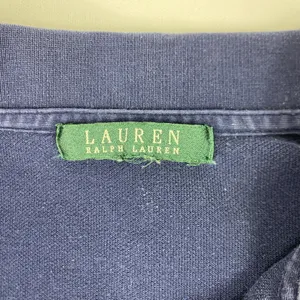 Lauren Ralph Lauren Shirt Womens Medium Blue‎ Polo Collared Short Sleeve RL Logo thumbnail 6