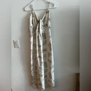 AZ Floral Tie-Front Maxi Dress Size L/XL NWOT thumbnail 4
