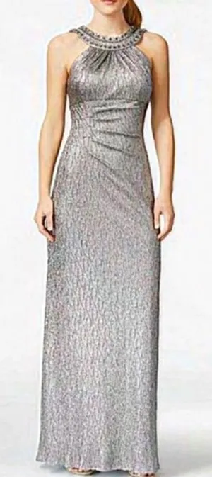 Xscape Formal Beaded Cleopatra Formal Special Occasion Maxi Dress thumbnail 1