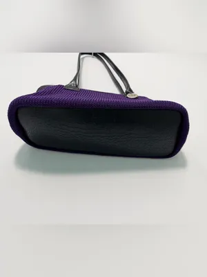 The Sak Original Vintage crochet medium shoulder bag in plum purple thumbnail 7