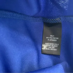 Lulus Keep on Flourishing Blue Ruffled Asymmetrical‎ Bodycon Dress XL thumbnail 10
