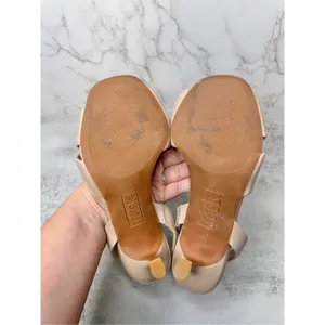 Nordstrom Rack‎ Leilany Nude Beige Kitten Heel Slingback Sandals 5.5M thumbnail 10