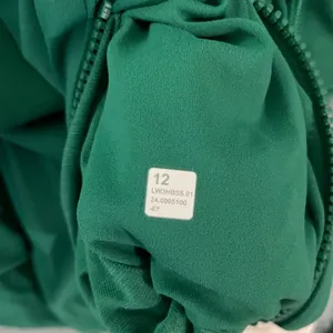 Lululemon NWT Define Cropped Full Zip Nulu Jacket Cascade Green Size 12 thumbnail 6