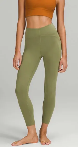 Lululemon Instill High-Rise Tight 25" sz. 10 in bronze green thumbnail 1