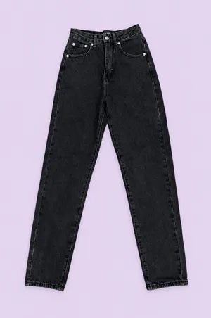 White Fox Black Denim Jeans thumbnail 1