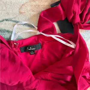 Lulu's Sophisticated Charisma Berry Red Tie-Strap A-Line Midi Dress thumbnail 6