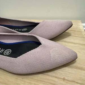 Rothy's The Point‎ Petal Pink Blush Pointed Toe Ballet Flats 8.5 thumbnail 6