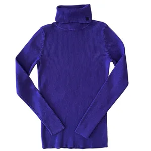 Lauren Ralph Lauren Turtleneck Sweater Women‎ XS Ribbed Purple thumbnail 5
