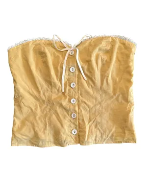 Reformation Dalia Lace Trim Top Size: 8 thumbnail 5