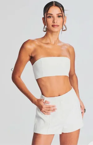 Retrofête Tayler Bra Top White thumbnail 1