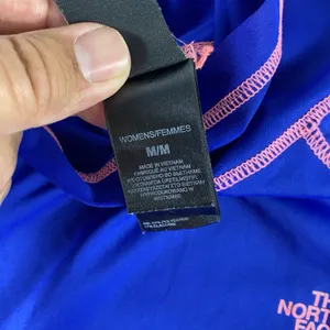 The North Face Hoodie Womens Medium Blue Running Performance Sweatshirt‎ Graphic thumbnail 5