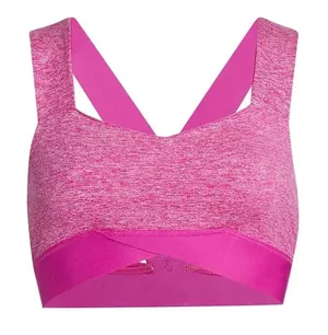 NWOT FP Movement by Free People Just Breathe Sports Bra in Hibiscus Pink Sz M thumbnail 1
