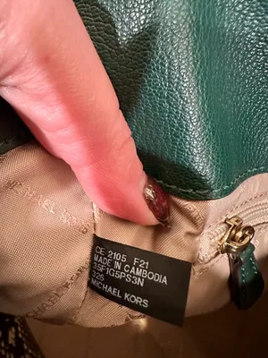 Michael Kors Penelope Large Emerald Green Leather Snake Print Satchel thumbnail 5