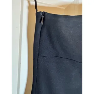 Lauren Ralph Lauren Black One Shoulder Midi Dress‎ Size 4 Formal Evening thumbnail 2
