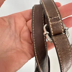 Vintage Fossil Women's Leather‎ Messenger Shoulder Bag Handbag Dark Brown Medium thumbnail 8