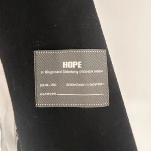 HOPE Ringstrand Soderberg Wool Coat Womens 36 Small Double Breasted Sweden Black thumbnail 7