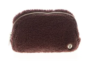 Lululemon Everywhere Belt Bag 1L Fleece Brown Sherpa Crossbody Waist Bag thumbnail 1