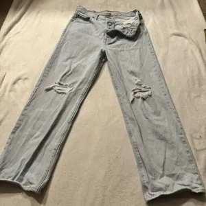Levi's Waterless Ribcage Straight Ankle Sz 29 thumbnail 1