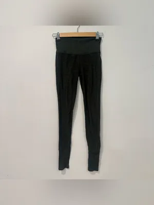 Alo Yoga Green High Waist Alosoft Lounge Leggings XXS thumbnail 2
