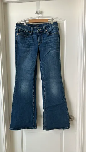 Lucky Brand Jeans Low-Rise Flare Denim 8/29 thumbnail 5