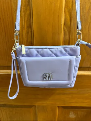 Steve Madden Lavender Quilted Crossbody Bag thumbnail 10