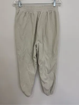 CALIA Neutral Cream Jogger Sweatpants - women Size Medium thumbnail 2