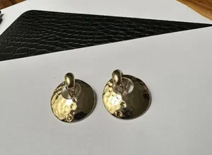 Pretty Clip-on Clip On Earrings Gold Tone Door Knocker Style thumbnail 9