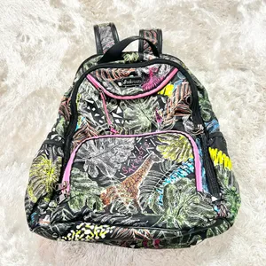 Sakroots Backpack Laptop School Bag Colorful Wildlife‎ Design Lots of Pockets thumbnail 1