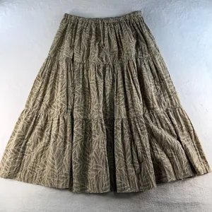 White Stag Y2K‎ Vtg M Large Skirt Midi Boho Peasant Whimsy Fairy Tiered Cottagecore Peasant thumbnail 3