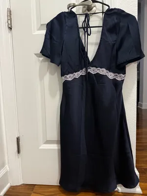 Jaron Mini Dress Navy thumbnail 3