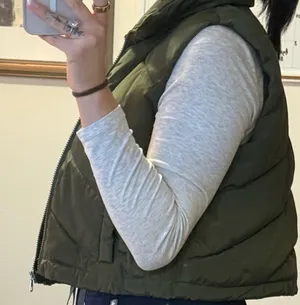 Puffer Vest Green Size M thumbnail 6
