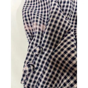 VTG PLAZA SOUTH Women's Gingham Dress Grandma Cottagecore Dress Navy/White SZ 10 thumbnail 8