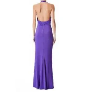 NWT Alice + Olivia Resse Maxi Gown‎ in Purple Sz 2 $495 thumbnail 8