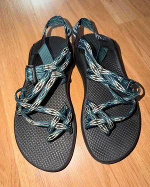 Chaco Z Cloud 2 Sandals Womens 10 Teal Blue Double Strap Toe Loop Hiking Shoes thumbnail 1