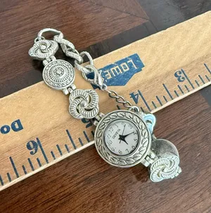 Vintage Geneva Silver Tone Watch thumbnail 1