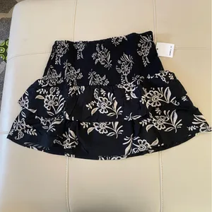 O’Neill Cierra Nadia Paisley Smocked Mini Skirt Ruffled Womens Xl thumbnail 6