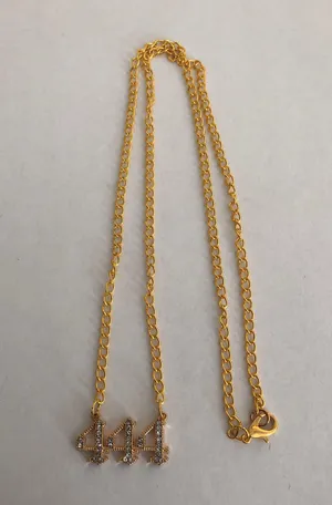 444 Angel Number Necklace  thumbnail 1