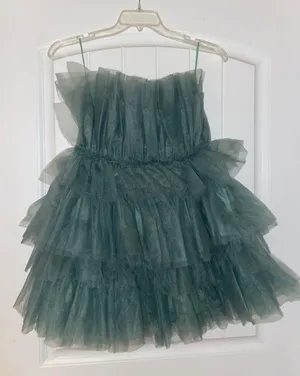 Boutique Dress Green Size M thumbnail 2