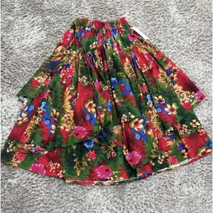 Vintage Women’s Maxi Skirt Floral Boho Layered Festival Whimsigoth Size XS NWT thumbnail 2