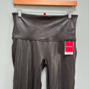 SPANX Faux Leather Leggings Black XL thumbnail 5