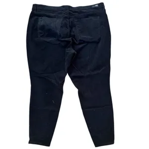 KUT From the Kloth Diana Skinny Corduroy Pants Stretch Black Plus Size 22W‎ thumbnail 6